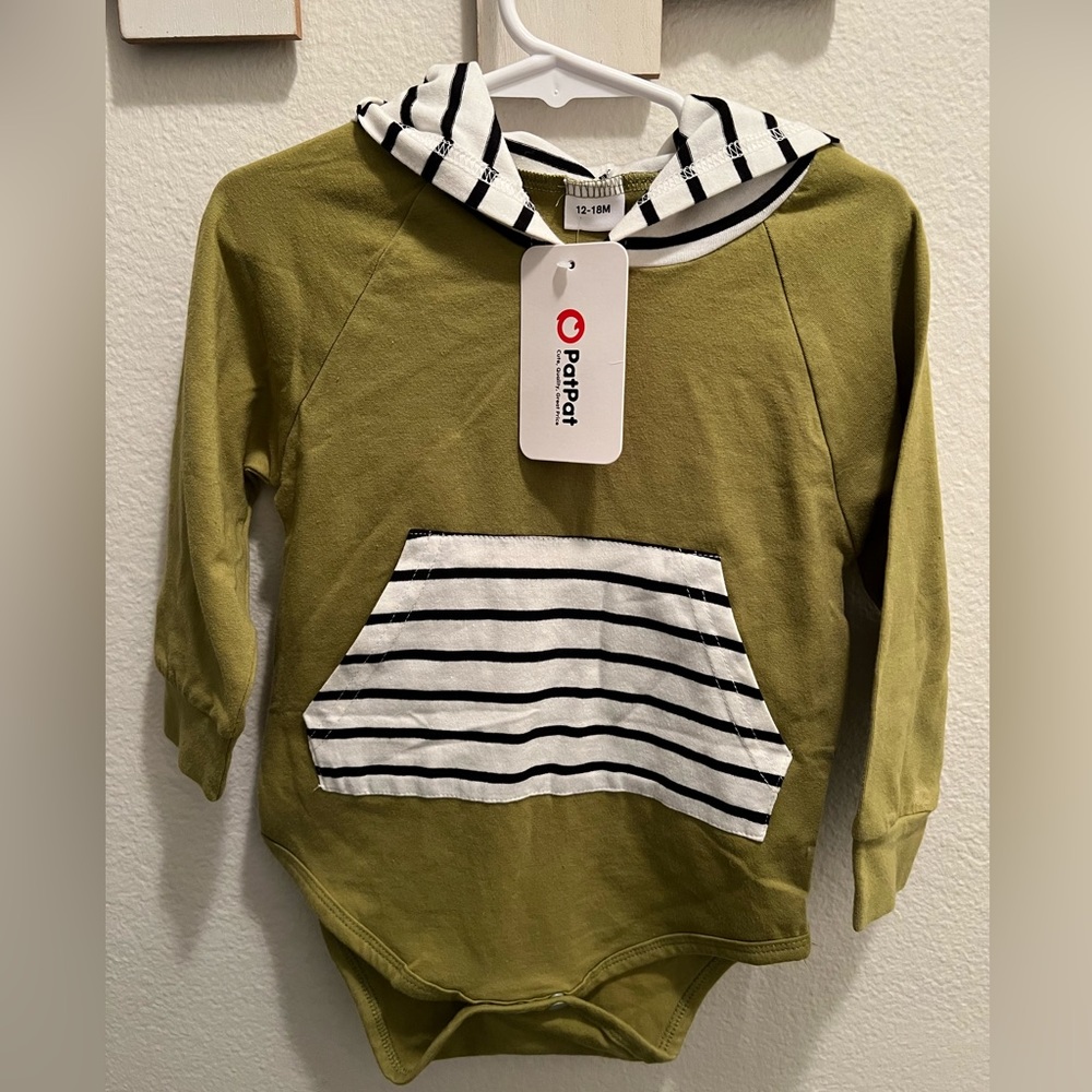 NWT hooded Onesie